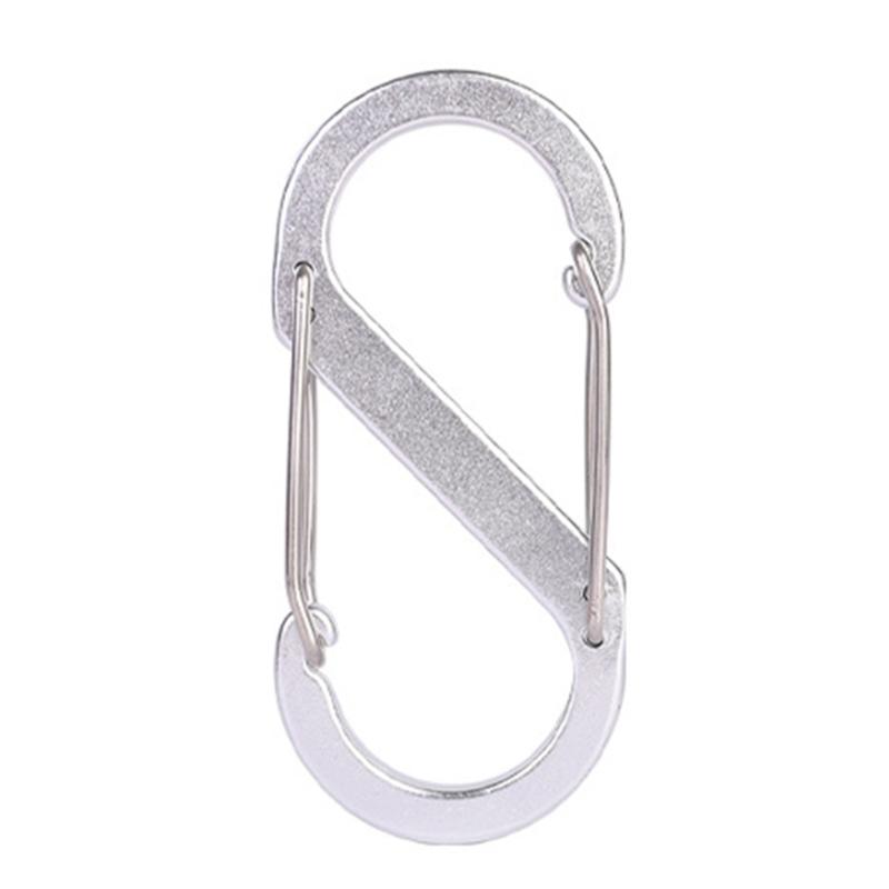 Aluminum Alloys S Shaped Small Carabiner Clip Double Snap Hook Outdoor AntiTheft Backpacks Buckle Mini Locking Carabiner small серебряный
Aluminum Alloys S Shaped Small Carabiner Clip Double Snap Hook Outdoor AntiTheft Backpacks Buckle Mini Locking Carabiner small серебряный