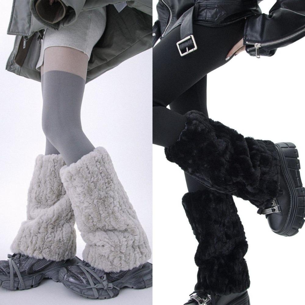 Furry Winter Leg Warmers Y2k Foot Covers Fashion Boot Socks Harajuku Party Accessories чорний
Furry Winter Leg Warmers Y2k Foot Covers Fashion Boot Socks Harajuku Party Accessories чорний