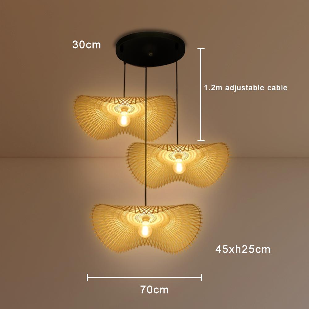 Скандинавский декоративный бамбуковый ротанговый плетеный ремесленный подвесной светильник для гостиной спальни ресторана кафе 3000K чёрный
Скандинавский декоративный бамбуковый ротанговый плетеный ремесленный подвесной светильник для гостиной спальни ресторана кафе 3000K чёрный