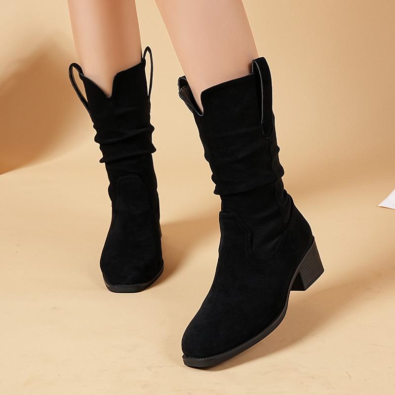 Elegant Women Ankle Boots Pointed Toe Pleated Stacking Boots Ladies Autumn Winter Handmade Shoes Women Comfortable Outdoor Shoes 35 чорний
Elegant Women Ankle Boots Pointed Toe Pleated Stacking Boots Ladies Autumn Winter Handmade Shoes Women Comfortable Outdoor Shoes 35 чорний