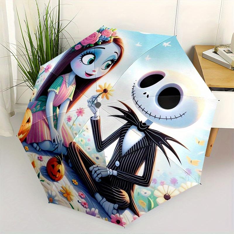 Jack Skellington,Sally Themed Automatic Opening and Closing Folding Umbrella, Reinforced 8 Ribs, Compact Travel Design, Fashionable Folding
Jack Skellington,Sally Themed Automatic Opening and Closing Folding Umbrella, Reinforced 8 Ribs, Compact Travel Design, Fashionable Folding