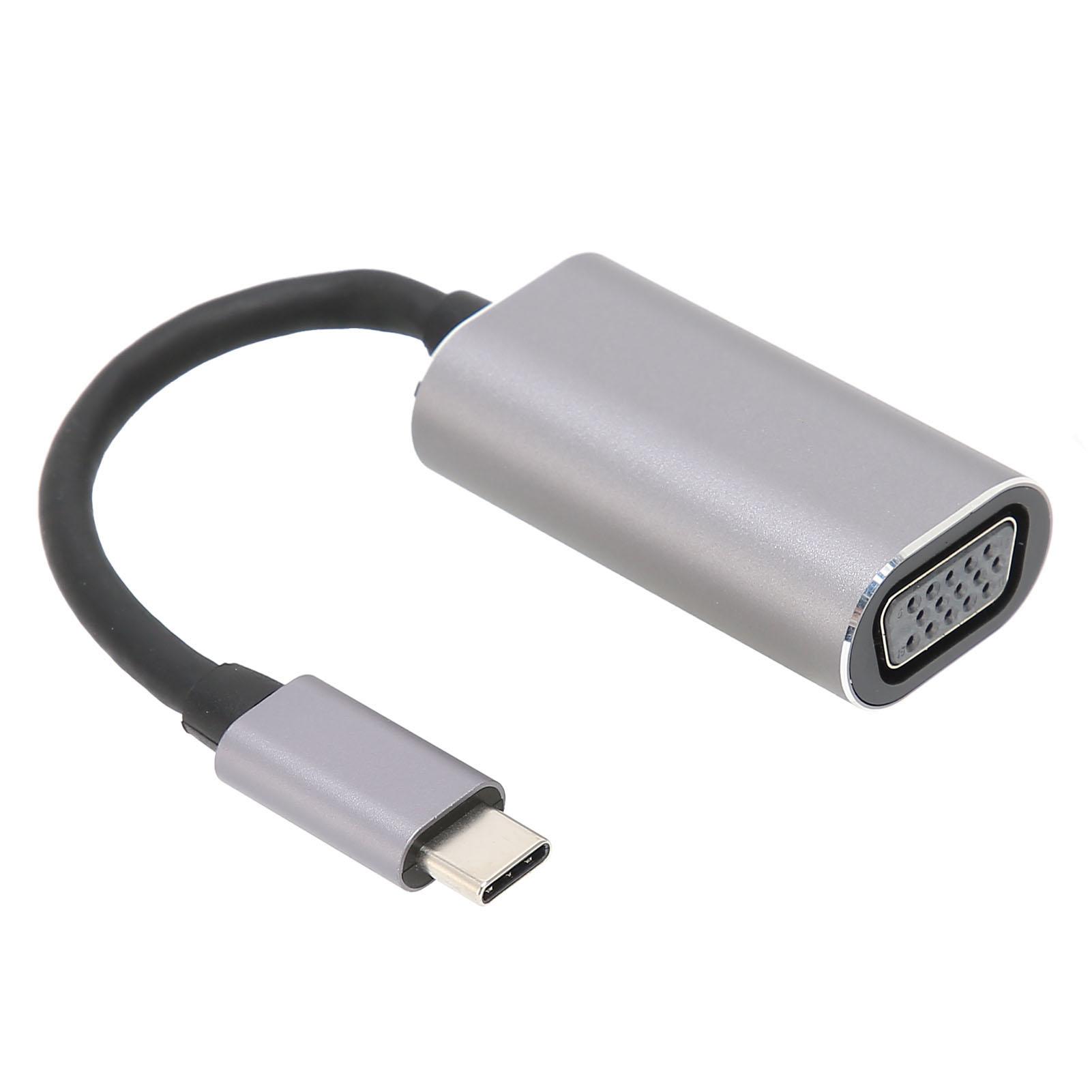 TypeC to VGA Adapter Plug Play SelfPowered Cable Connector for Displayport 1.2 Altmode
TypeC to VGA Adapter Plug Play SelfPowered Cable Connector for Displayport 1.2 Altmode