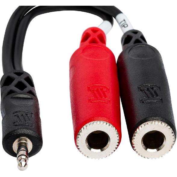 Hosa YMP-137 Stereo Breakout, 3.5 mm TRS to Dual 1/4 Inch TSF
Hosa YMP-137 Stereo Breakout, 3.5 mm TRS to Dual 1/4 Inch TSF