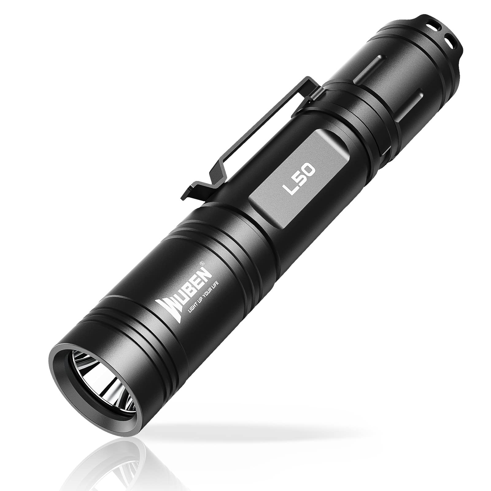 WUBEN L50 Flashlight 1200 Lumens LED Light Handheld Flashlight Tactical Light Spotlight Tactical Light Compact Flashlight High Brightness Bright Small чёрный
WUBEN L50 Flashlight 1200 Lumens LED Light Handheld Flashlight Tactical Light Spotlight Tactical Light Compact Flashlight High Brightness Bright Small чёрный