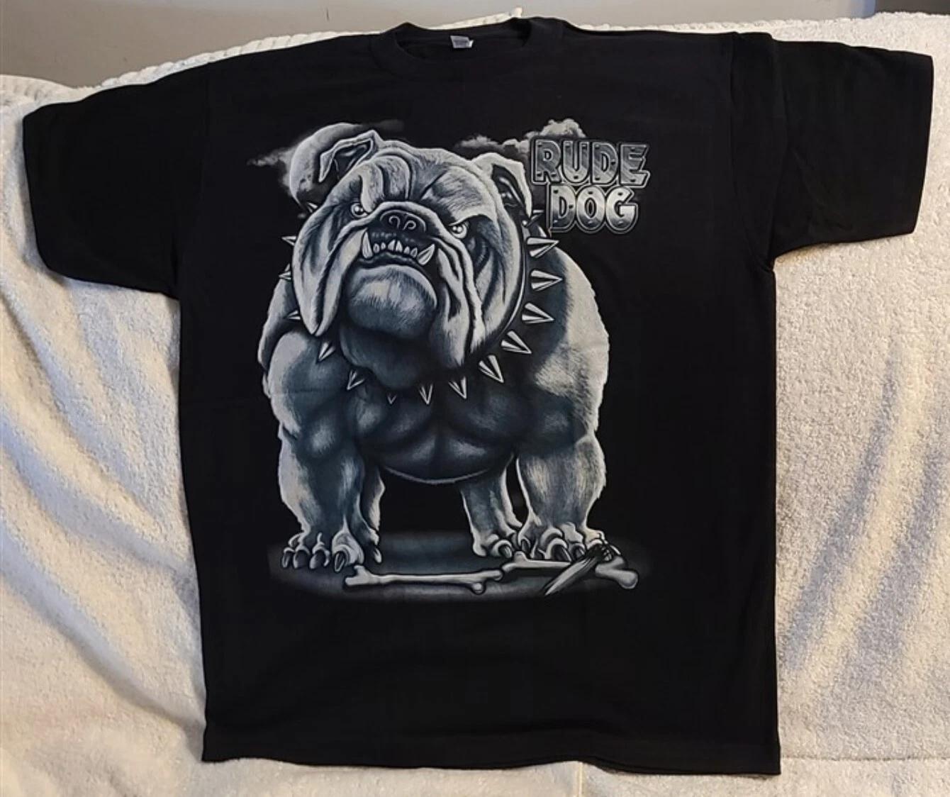 BULLDOG SPIKED COLLAR RUDE DOG BONE BONES MOON T-shirt 3XL
BULLDOG SPIKED COLLAR RUDE DOG BONE BONES MOON T-shirt 3XL