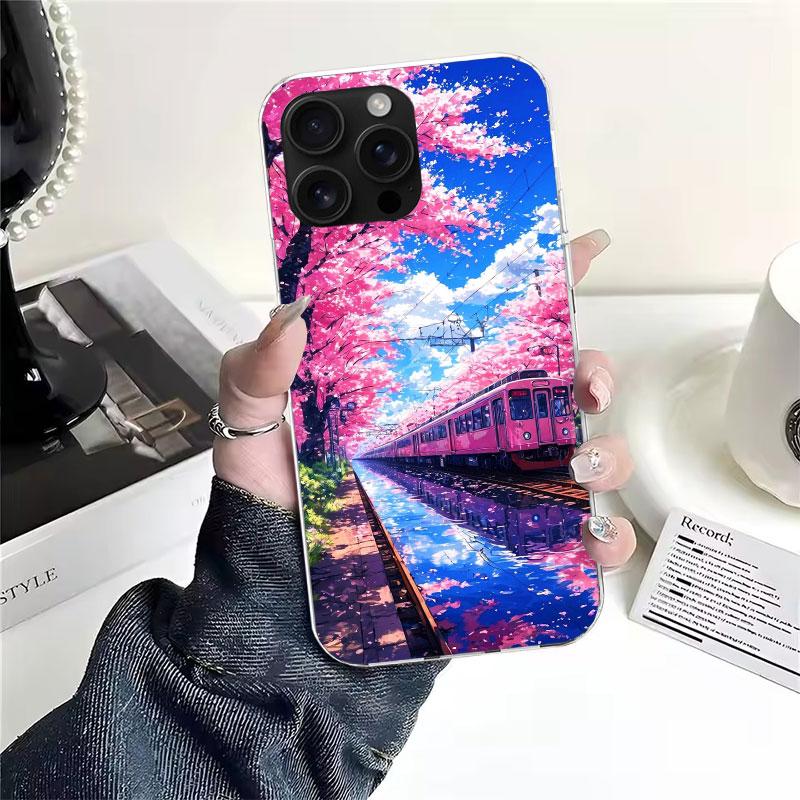 Ретро Японский Сакура Поезд Мягкий Чехол Для Телефона Для IPhone 11 17 Air 16E 16 Pro Max 15 + 14 Plus 13 Mini 12 Apple 7 SE 8 Fundas Coqu iPhone 15 Pro
Ретро Японский Сакура Поезд Мягкий Чехол Для Телефона Для IPhone 11 17 Air 16E 16 Pro Max 15 + 14 Plus 13 Mini 12 Apple 7 SE 8 Fundas Coqu iPhone 15 Pro