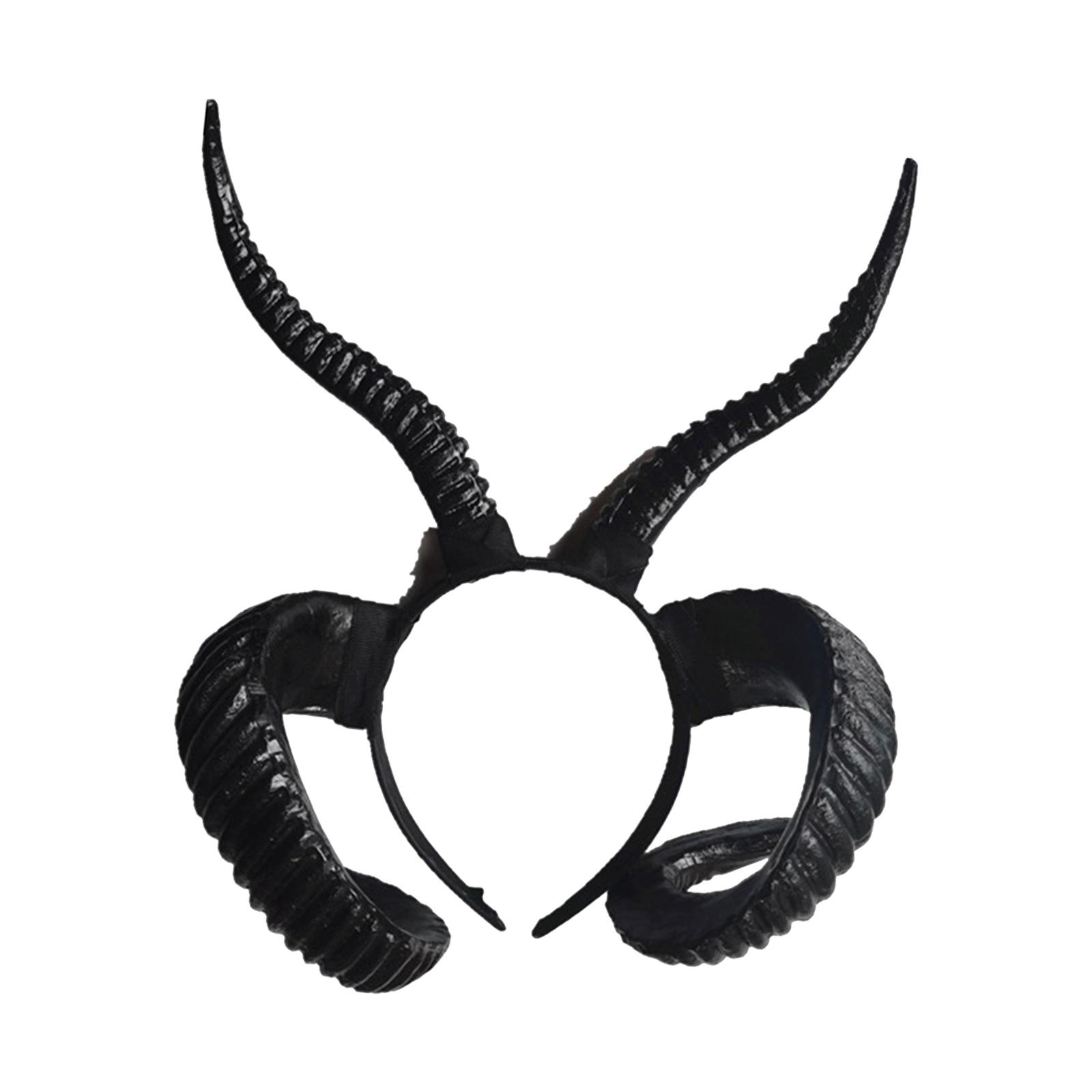 Large Goat Horn Headband for Party Stage Performances Costume Headdress Adult Cosplay Headgear Festival Party Accessory чёрный
Large Goat Horn Headband for Party Stage Performances Costume Headdress Adult Cosplay Headgear Festival Party Accessory чёрный