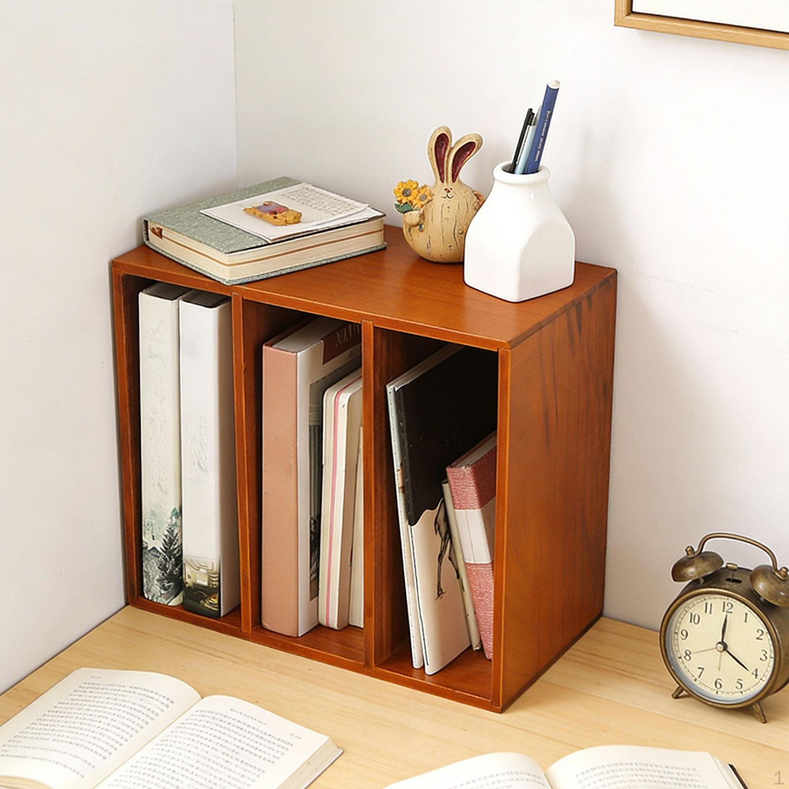Book Holder Desk Organizer Unique Wood 3 Grid Desktop Storage Cabinet Display Shelf for Work M
Book Holder Desk Organizer Unique Wood 3 Grid Desktop Storage Cabinet Display Shelf for Work M