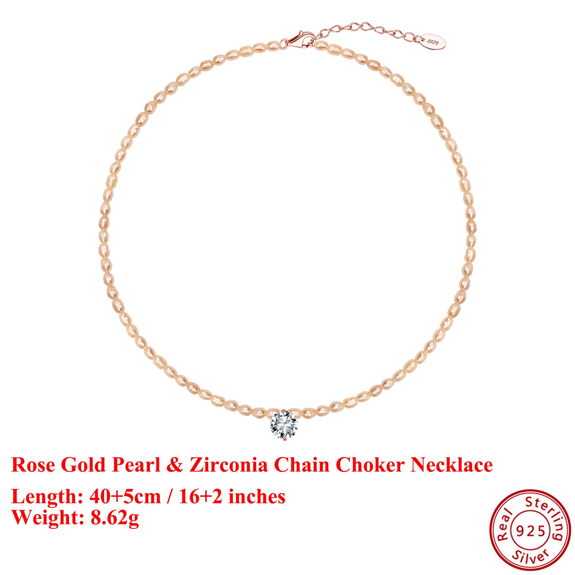 EFFIE QUEEN 100% 925 Sterling Silver Oval Shaped Pink Pearl Chain Choker Necklace Natural Jewelry for Women Wedding Party GPN103
EFFIE QUEEN 100% 925 Sterling Silver Oval Shaped Pink Pearl Chain Choker Necklace Natural Jewelry for Women Wedding Party GPN103