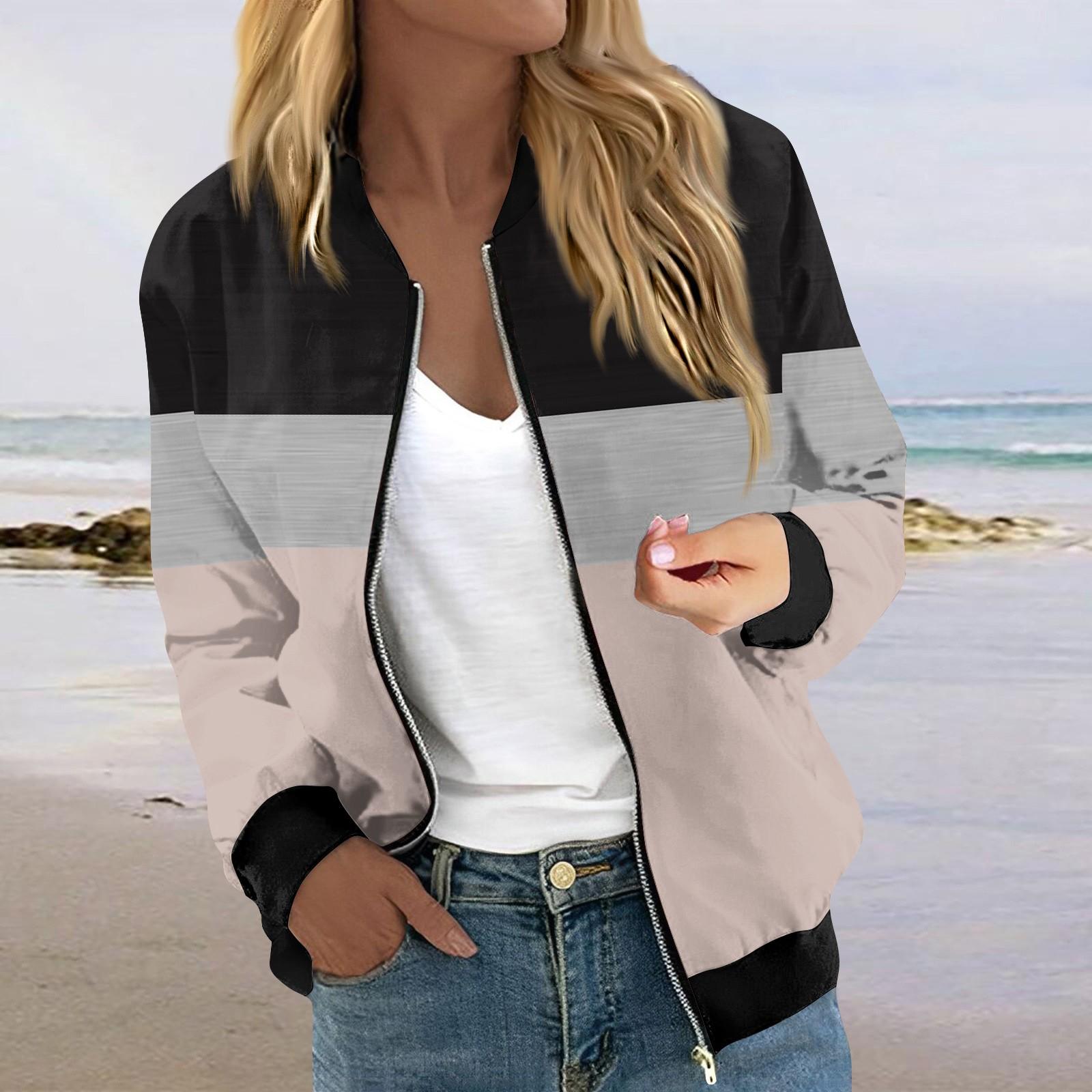 Куртки для женщин, легкие укороченные куртки с длинным рукавом на молнии, модная верхняя одежда с принтом, повседневные стеганые куртки с карманами S розовый
Куртки для женщин, легкие укороченные куртки с длинным рукавом на молнии, модная верхняя одежда с принтом, повседневные стеганые куртки с карманами S розовый