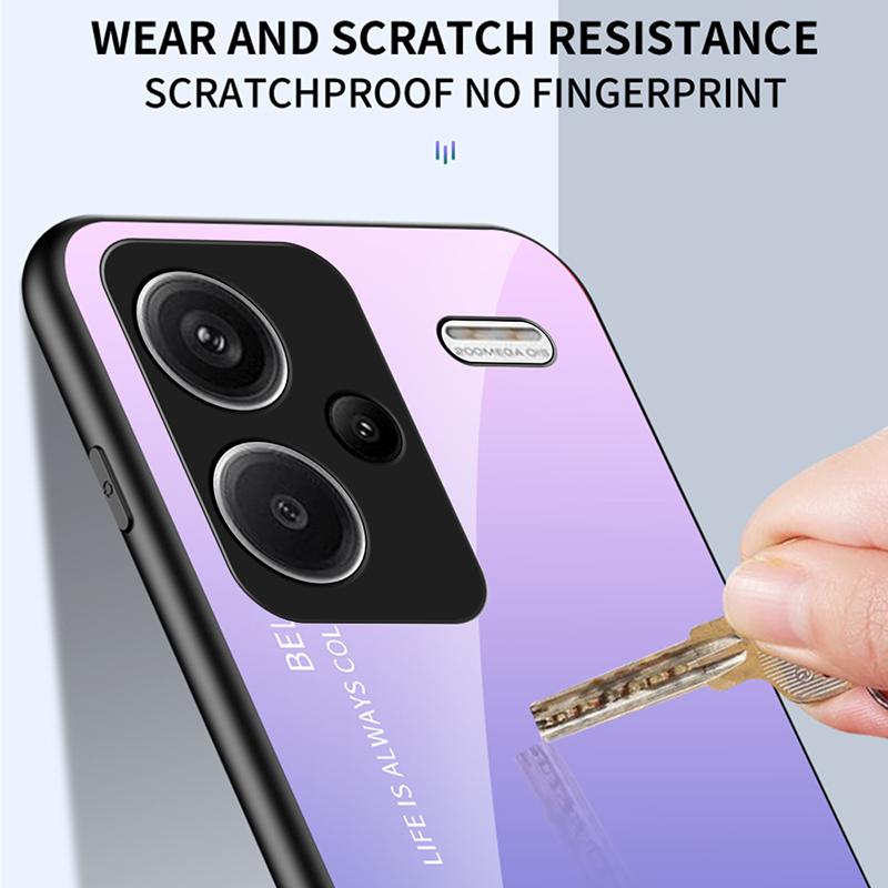 Для Xiaomi Redmi Note 13 Pro+ 5G градієнтний загартований чохол із захистом від падіння White
Для Xiaomi Redmi Note 13 Pro+ 5G градієнтний загартований чохол із захистом від падіння White