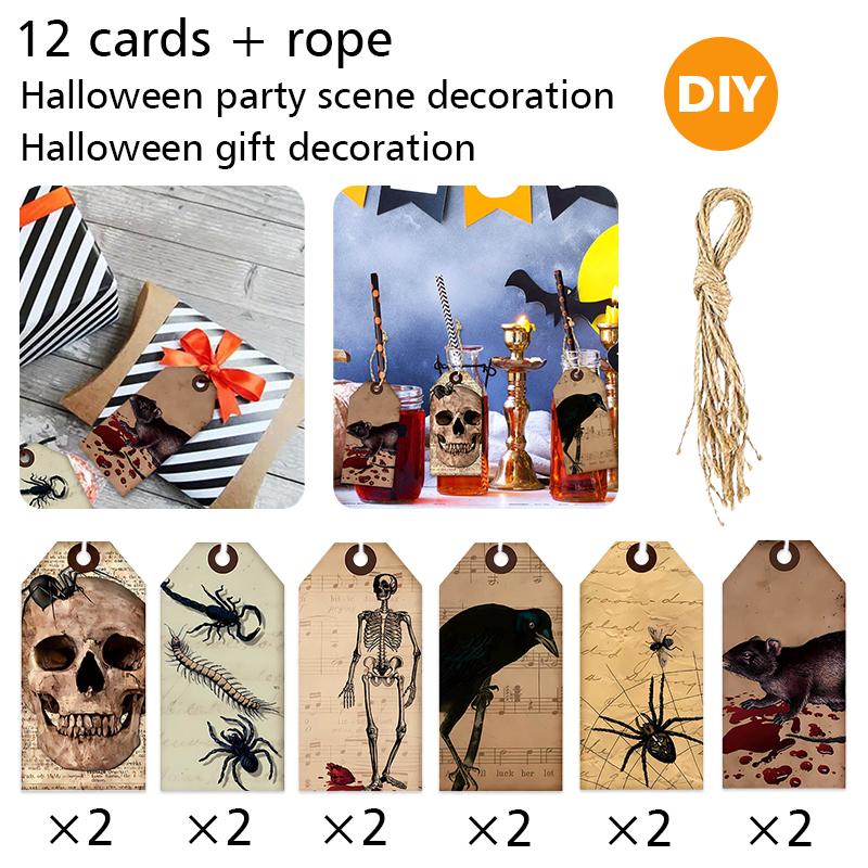 Party Gift Decorations Skull Hangings Decorative Hanging Tags Pendants Vintage Theme Halloween
Party Gift Decorations Skull Hangings Decorative Hanging Tags Pendants Vintage Theme Halloween