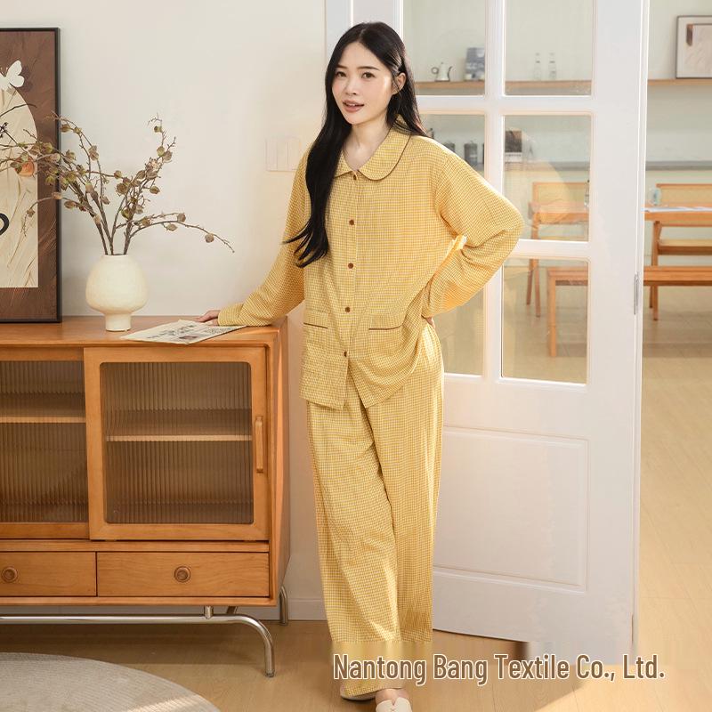 Осенний клетчатый парный пижамный комплект - Лонгслив и брюки XL (Women s 130-150 lbs or Men s 160-180 lbs)
Осенний клетчатый парный пижамный комплект - Лонгслив и брюки XL (Women s 130-150 lbs or Men s 160-180 lbs)