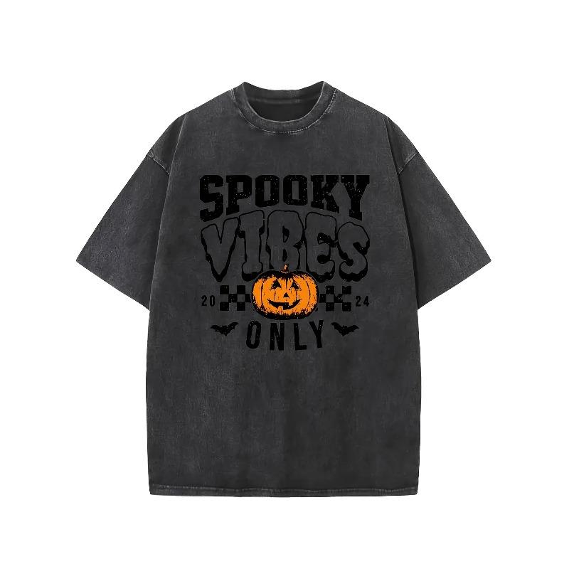 Men S Vintage Washed T-Shirt Featuring a Halloween Design, High-Quality, Heavy-Duty Washed Fabric, Round Neck And Is Available in Loose 5XL чорний
Men S Vintage Washed T-Shirt Featuring a Halloween Design, High-Quality, Heavy-Duty Washed Fabric, Round Neck And Is Available in Loose 5XL чорний
