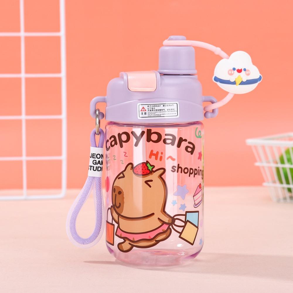 Large Capacity Cartoon Children Cup TPR 600ML Double Drinking Cup Capybara Water Bottle Kids білий
Large Capacity Cartoon Children Cup TPR 600ML Double Drinking Cup Capybara Water Bottle Kids білий