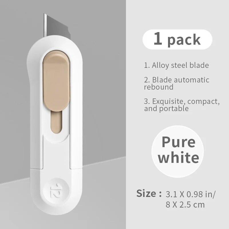 1PC Mini Paper Cutting Box Opner Portable Small Paper Cutting Knife Wallpaper Knife Stationery Unboxing
1PC Mini Paper Cutting Box Opner Portable Small Paper Cutting Knife Wallpaper Knife Stationery Unboxing