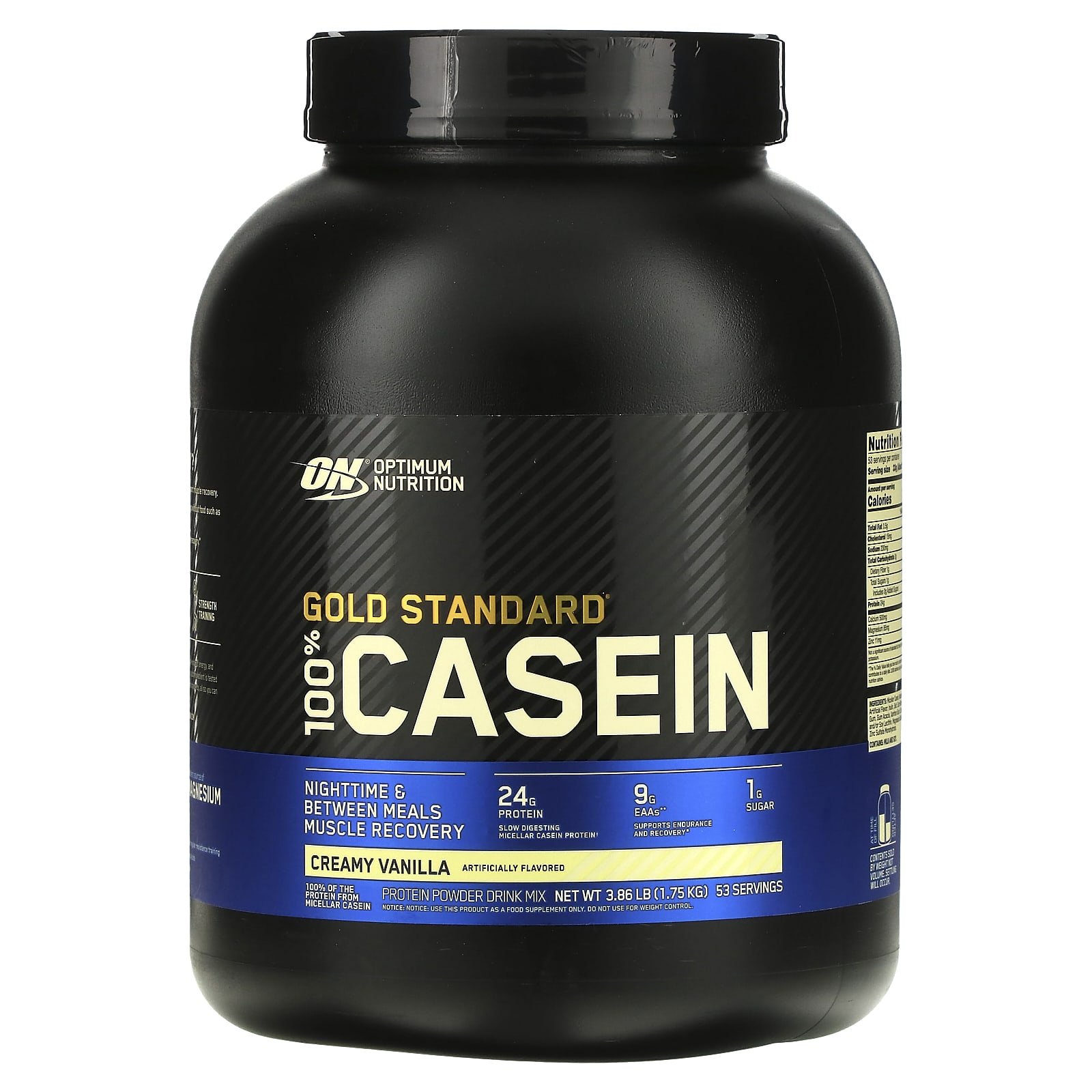 Gold Standard® 100% Casein, Creamy Vanilla Flavor, 1.75Kg (3.86Lb)
Gold Standard® 100% Casein, Creamy Vanilla Flavor, 1.75Kg (3.86Lb)