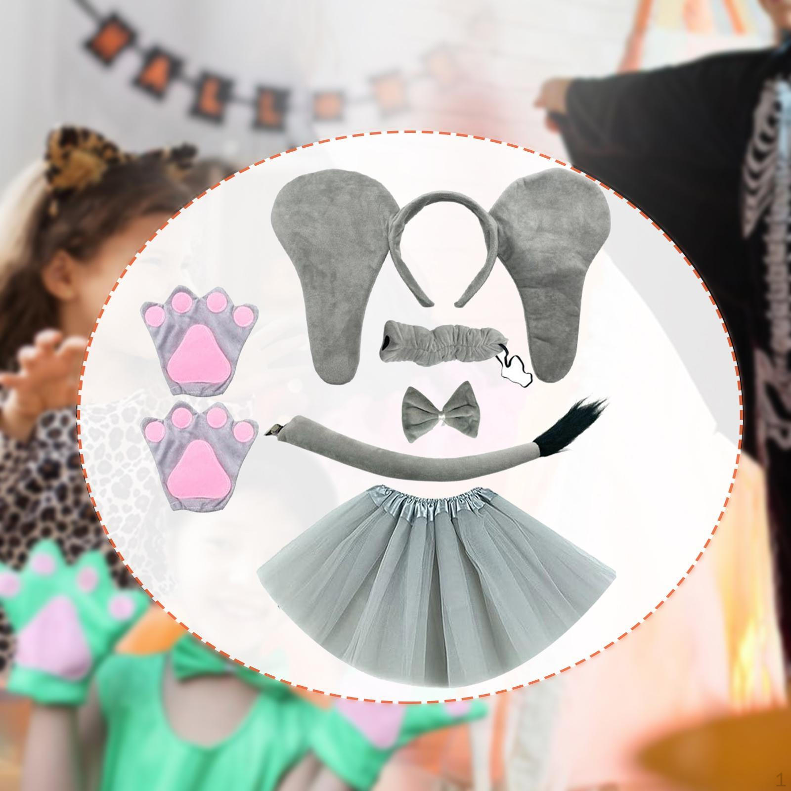 Elephant Costume Set Gloves Animal for Carnival Party Favors Cosplay
Elephant Costume Set Gloves Animal for Carnival Party Favors Cosplay