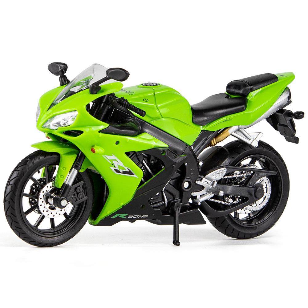 1/12 Yamaha YZF-R1 Racing Motorcycles Simulation Alloy Motorcycle Model Shock Absorbers Collection Toy Car Kid Gift зелений
1/12 Yamaha YZF-R1 Racing Motorcycles Simulation Alloy Motorcycle Model Shock Absorbers Collection Toy Car Kid Gift зелений