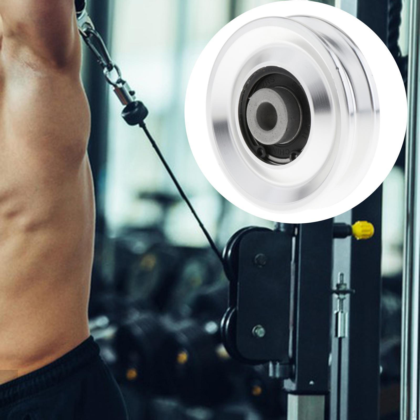 Fitness Pulley Wheel for Home Gym Equipment with 10mm Inner Diameter 70mm Silver
Fitness Pulley Wheel for Home Gym Equipment with 10mm Inner Diameter 70mm Silver