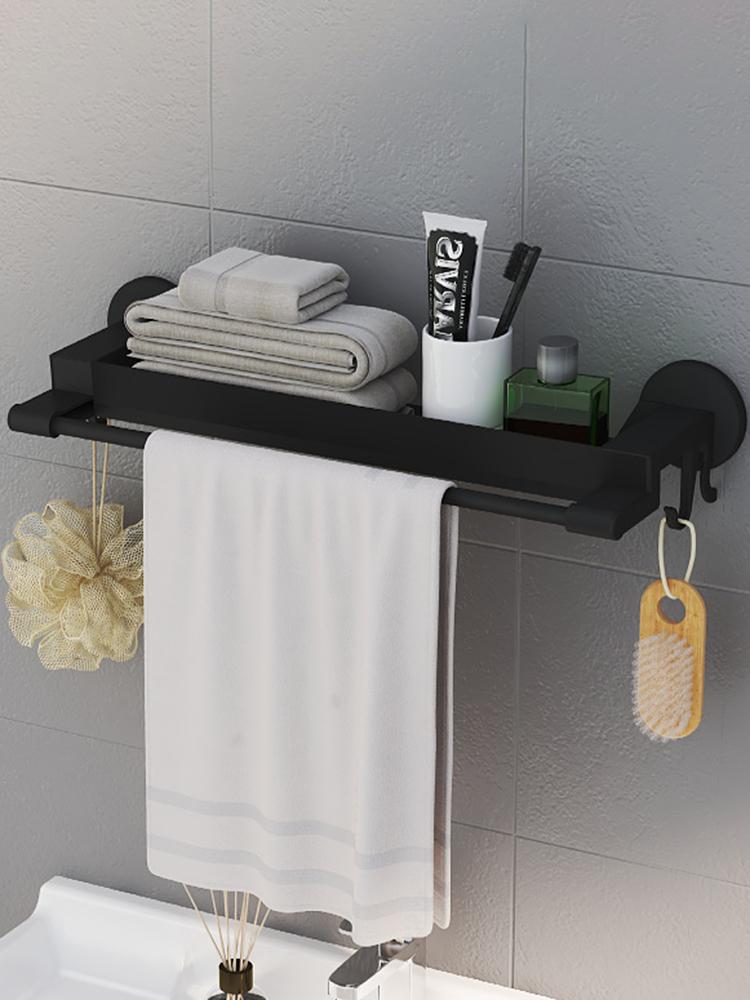 1PC Black Plastic Bathroom Rack Universal Hook Toothbrush Cup Storage Organizer Kitchen Toilet Storage Solution
1PC Black Plastic Bathroom Rack Universal Hook Toothbrush Cup Storage Organizer Kitchen Toilet Storage Solution