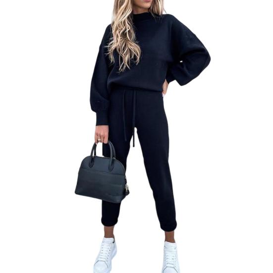 2 Pcs/Set Women Tracksuit Loose Half Turtleneck Solid Color Casual Elastic Waist Keep Warm Drawstring Sportwear Sweatshirt Sweatpants Suit for Jogging XL темно-синий
2 Pcs/Set Women Tracksuit Loose Half Turtleneck Solid Color Casual Elastic Waist Keep Warm Drawstring Sportwear Sweatshirt Sweatpants Suit for Jogging XL темно-синий
