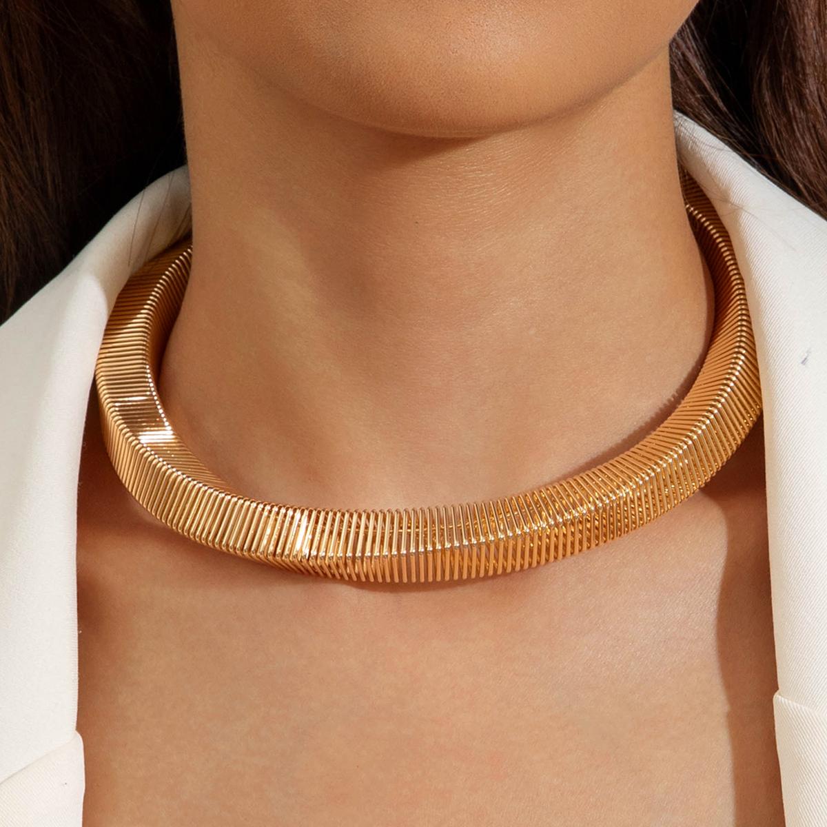 Docona New Fashion Gold Silver Color Water Drop Open Choker Necklace for Women Irregular Chunky Necklace Jewelry Gift
Docona New Fashion Gold Silver Color Water Drop Open Choker Necklace for Women Irregular Chunky Necklace Jewelry Gift