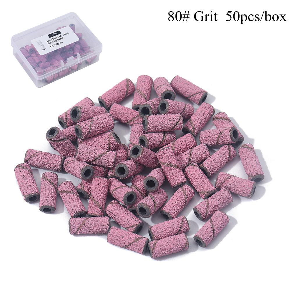 50Pcs Pink 3MM Nail Sanding Bands With Shaft 3/32 Nail Drill Bits SandBands Dead Skin Calluses Nail Gel Remove Nail Tool Set 80 Grit 50pcs
50Pcs Pink 3MM Nail Sanding Bands With Shaft 3/32 Nail Drill Bits SandBands Dead Skin Calluses Nail Gel Remove Nail Tool Set 80 Grit 50pcs