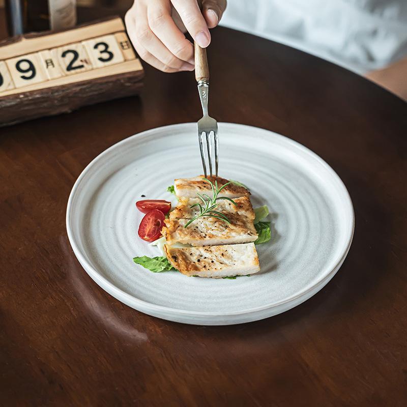 Creative Spiral White Porcelain Dinner Plate Vintage Western Steak Plate Home Ceramic Dinner Plate Tableware Kitchen Utensils
Creative Spiral White Porcelain Dinner Plate Vintage Western Steak Plate Home Ceramic Dinner Plate Tableware Kitchen Utensils