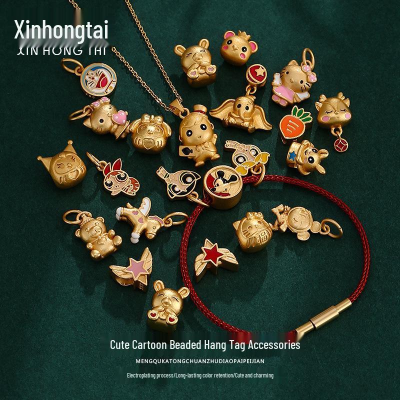 Gold Sand Cloisonné Enamel Beads - DIY Bracelet & Craft Accessories, Anime Cartoon Design
Gold Sand Cloisonné Enamel Beads - DIY Bracelet & Craft Accessories, Anime Cartoon Design