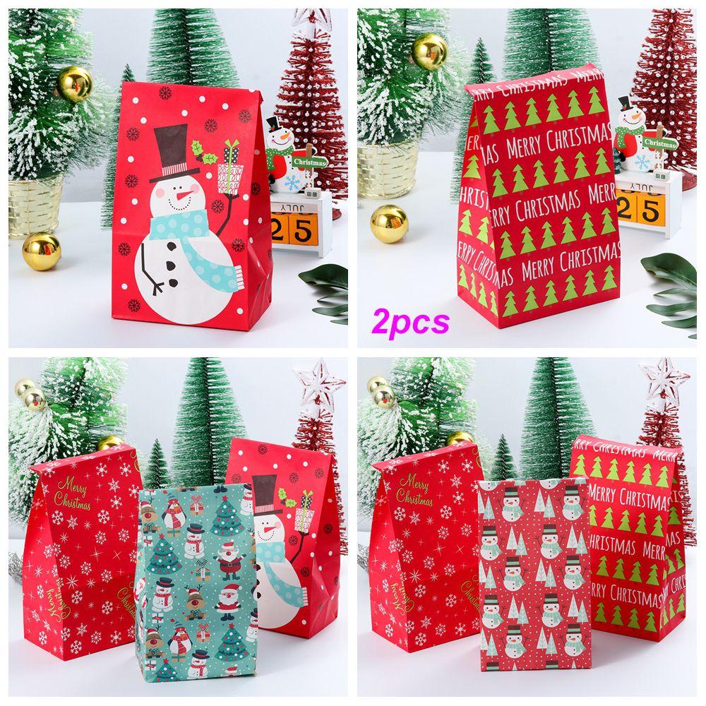 2PCS Wedding Kraft Paper Pastry Tools Snowman Candy Packing Santa Claus Christmas Gift Bag 2
2PCS Wedding Kraft Paper Pastry Tools Snowman Candy Packing Santa Claus Christmas Gift Bag 2