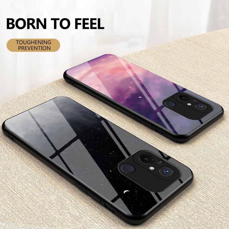 For Xiaomi Redmi 12C 4G Tempered Glass Back Cover Starry Sky Pattern Anti-Scratch PC+TPU Phone Case Starry Crescent Moon 
For Xiaomi Redmi 12C 4G Tempered Glass Back Cover Starry Sky Pattern Anti-Scratch PC+TPU Phone Case Starry Crescent Moon