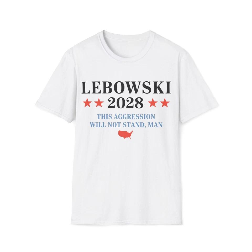 Lebowski 2028 This Agression Will Not Stand T-Shirt | Unisex Softstyle Tee 2XL
Lebowski 2028 This Agression Will Not Stand T-Shirt | Unisex Softstyle Tee 2XL