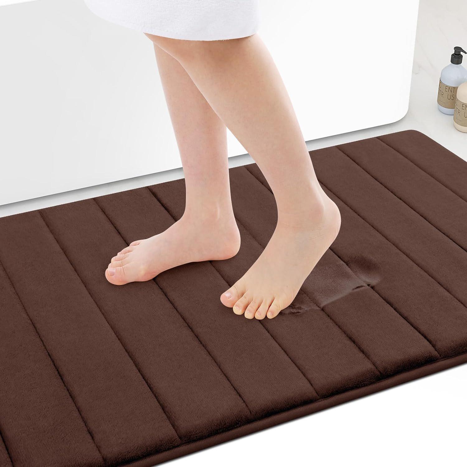 Полосатые коврики для пола в ванной из кораллового велюра, Бытовые впитывающие коврики для пола в ванной, Дверные коврики 40*60cm кофейный
Полосатые коврики для пола в ванной из кораллового велюра, Бытовые впитывающие коврики для пола в ванной, Дверные коврики 40*60cm кофейный