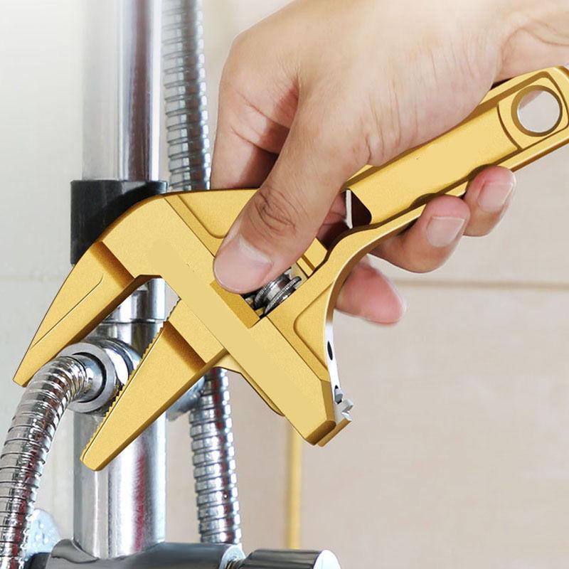 Large Opening Multi-Function Bathroom Wrench for AC Drain Pipe Repair & Installation ordinary, open-end серебряный
Large Opening Multi-Function Bathroom Wrench for AC Drain Pipe Repair & Installation ordinary, open-end серебряный