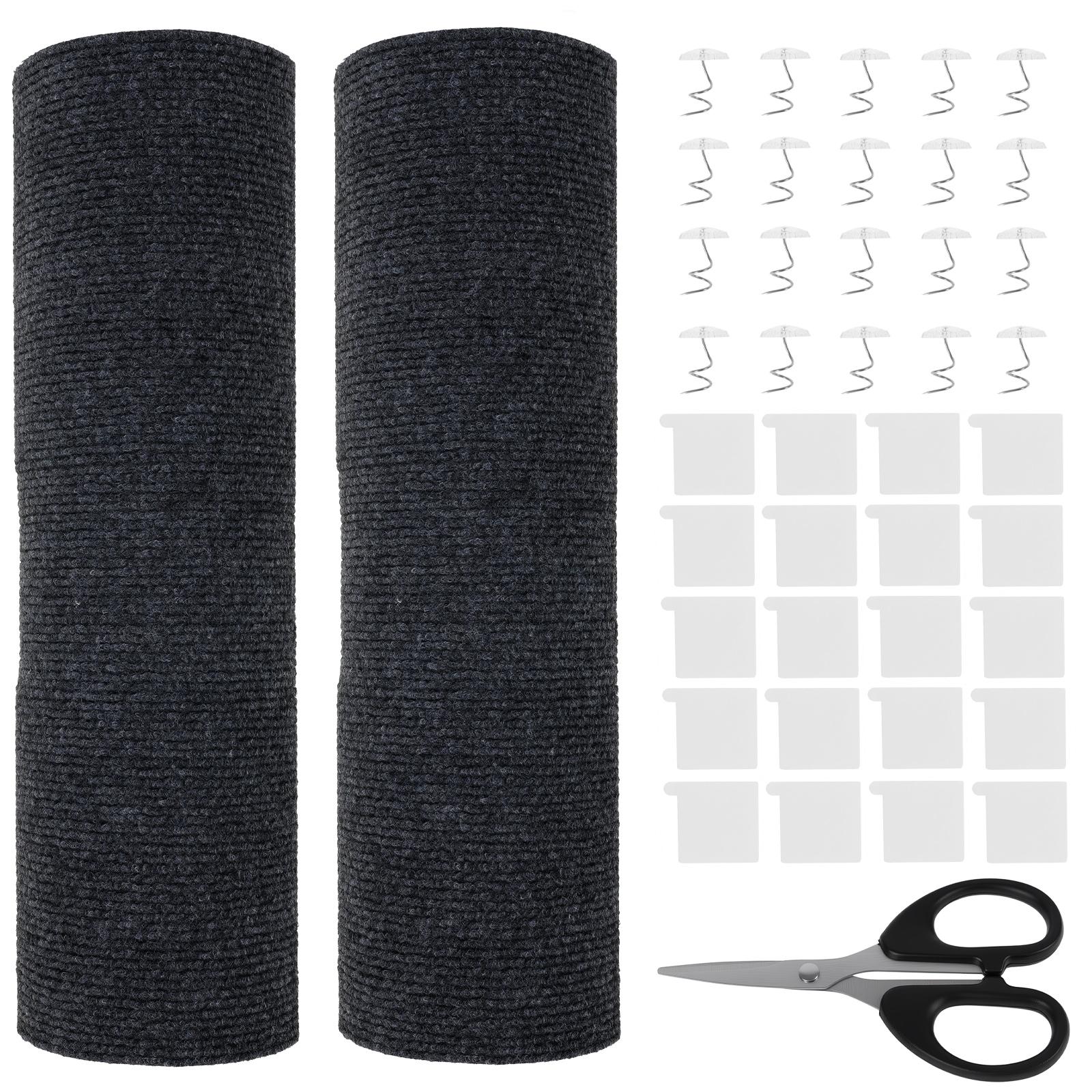 2 шт. Обрезаемые ковровые накладки на когтеточку для кошек, самоклеящиеся коврики для царапания когтей, прочные, с монтажными аксессуарами для использования в помещении
2 шт. Обрезаемые ковровые накладки на когтеточку для кошек, самоклеящиеся коврики для царапания когтей, прочные, с монтажными аксессуарами для использования в помещении