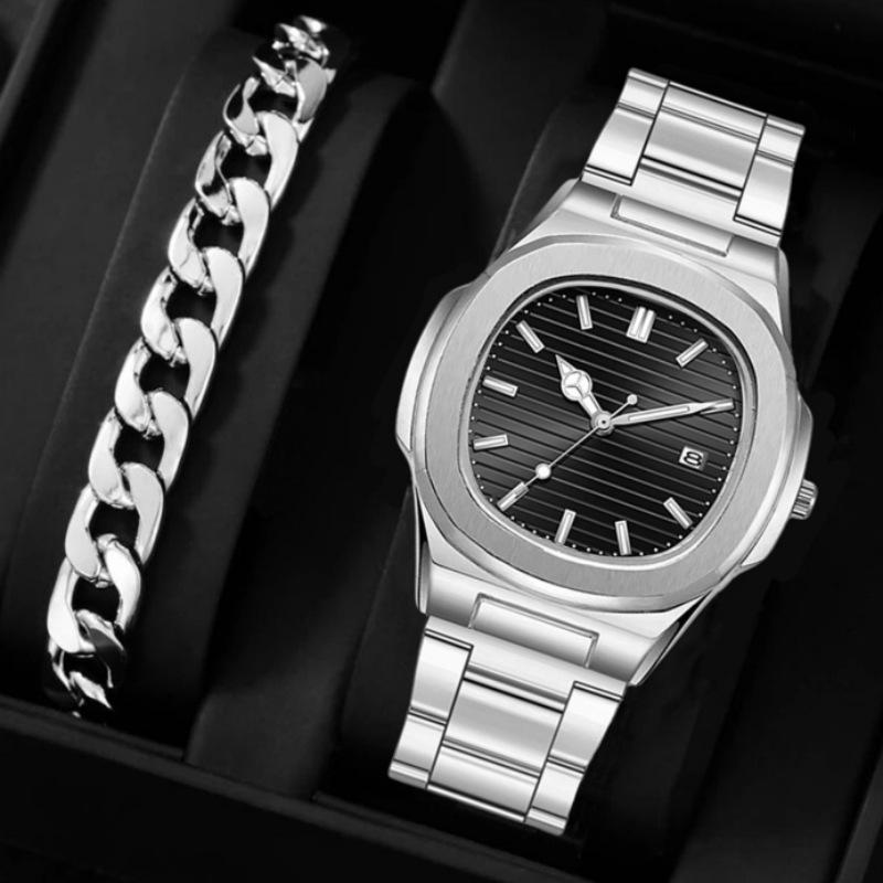 Business Men S Watch Fashion Classic Square Alloy Shell Calendar Watch Trend Sports Steel Belt Watch Watch large price
Business Men S Watch Fashion Classic Square Alloy Shell Calendar Watch Trend Sports Steel Belt Watch Watch large price