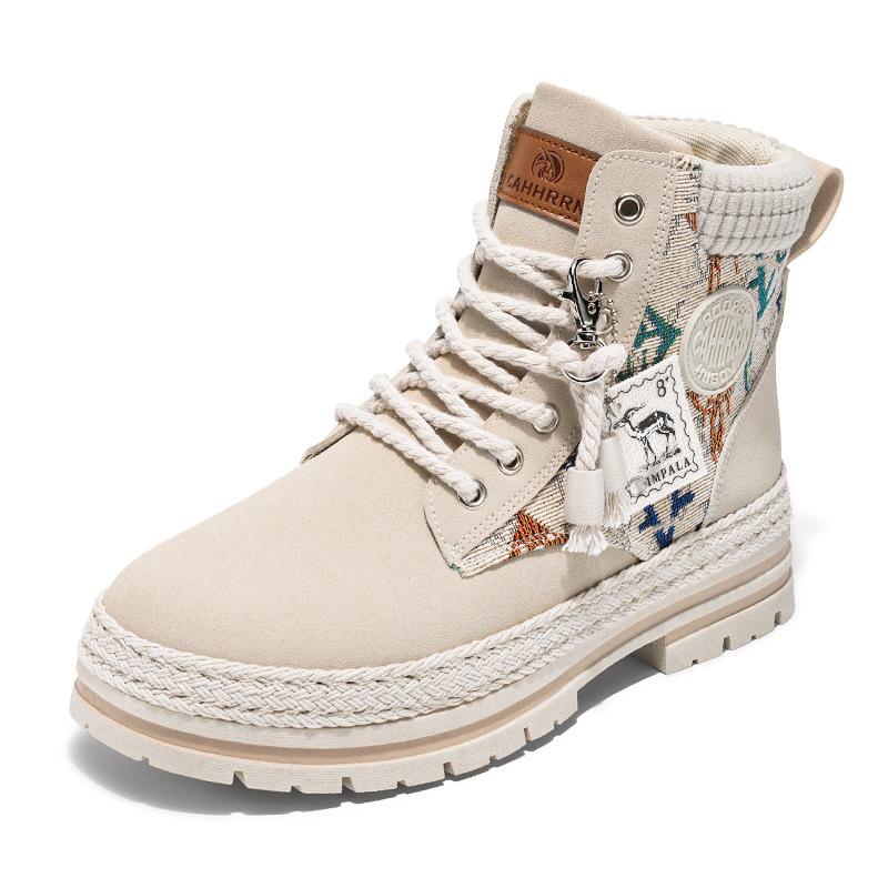 Martin boots men s new spring and autumn retro splicing thick-soled straw woven tooling short boots commuting wear-resistant high-top men s shoes 39
Martin boots men s new spring and autumn retro splicing thick-soled straw woven tooling short boots commuting wear-resistant high-top men s shoes 39