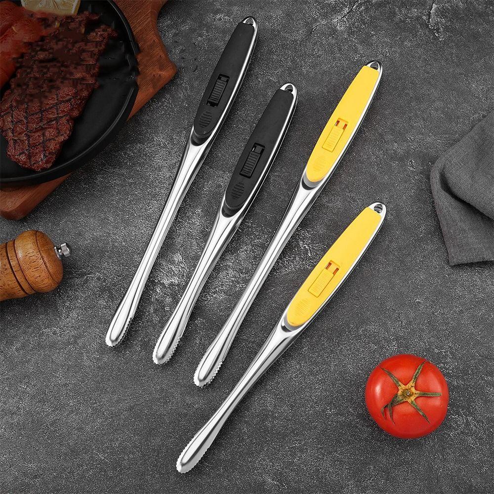 Heat Resistant Barbecue Clip Stainless Steel BBQ Food Clip Steak Clamps For Home Kitchen S чорний
Heat Resistant Barbecue Clip Stainless Steel BBQ Food Clip Steak Clamps For Home Kitchen S чорний