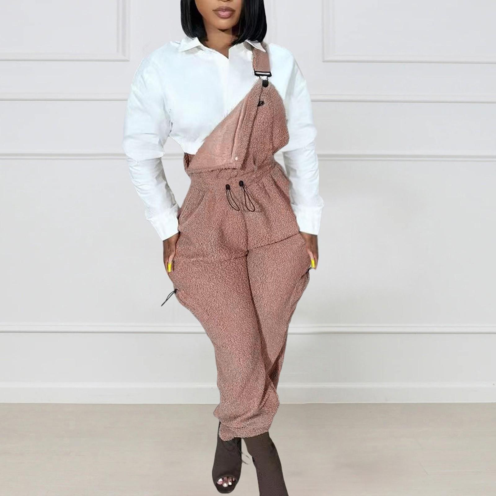 Женские флисовые комбинезоны, цельные комбинезоны с нагрудниками, регулируемые ремни для подтяжек, теплые зимние нечеткие лыжные штаны XL коричневый
Женские флисовые комбинезоны, цельные комбинезоны с нагрудниками, регулируемые ремни для подтяжек, теплые зимние нечеткие лыжные штаны XL коричневый