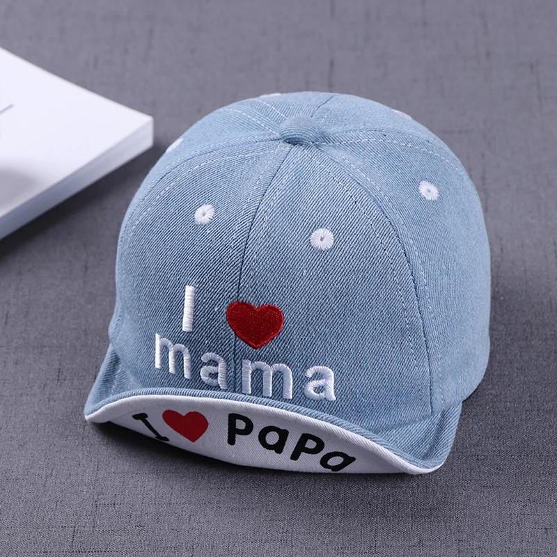 Baby Denim Baseball Cap I Love Mama Summer Hat Kids Sun For Boys And Girls Letter Children s Hats s
Baby Denim Baseball Cap I Love Mama Summer Hat Kids Sun For Boys And Girls Letter Children s Hats s