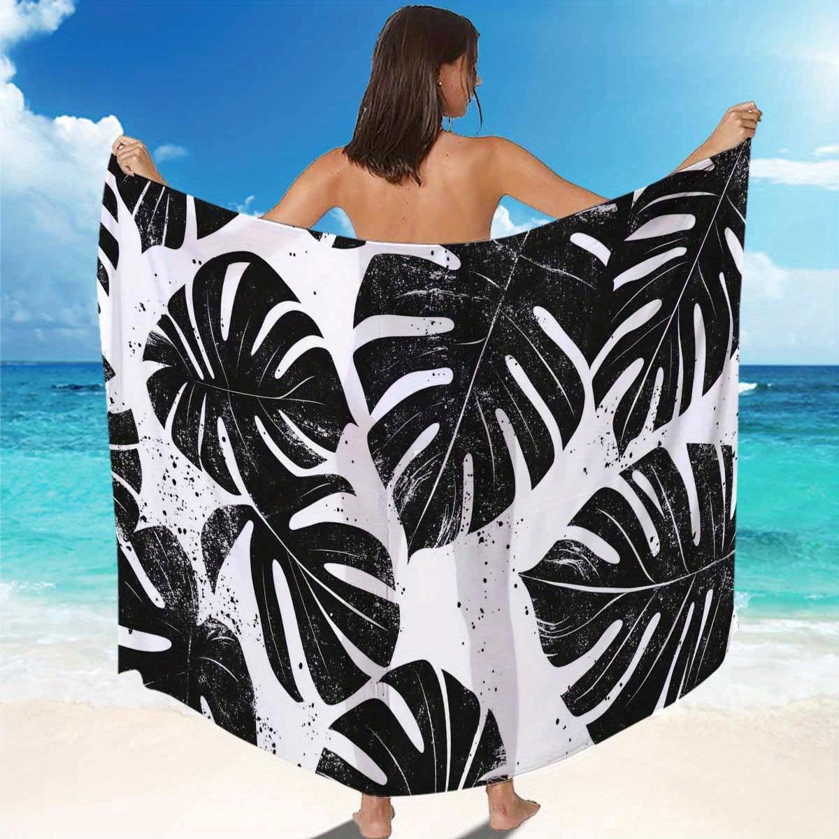 Leaf Series Beach Sarong Smock, Embellished Semi-Transparent Elegant Beach Bag Skirt Swimwear W30*H60(CM)
Leaf Series Beach Sarong Smock, Embellished Semi-Transparent Elegant Beach Bag Skirt Swimwear W30*H60(CM)