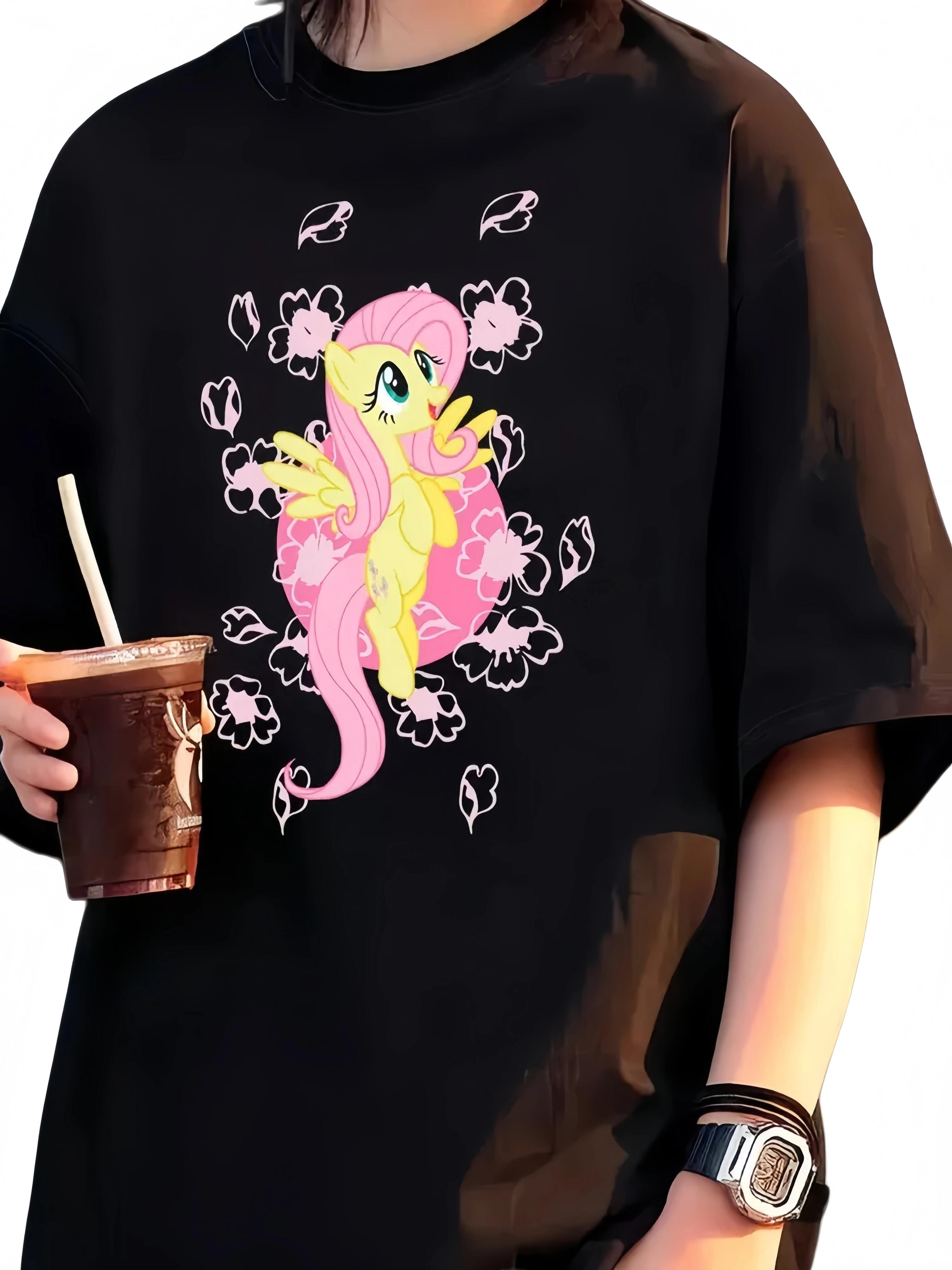 2026 summer new Little Pony Cartoon Pattern Printed Unisexs and Womens TShirt Loose Fit Comfortable and Breathable S
2026 summer new Little Pony Cartoon Pattern Printed Unisexs and Womens TShirt Loose Fit Comfortable and Breathable S