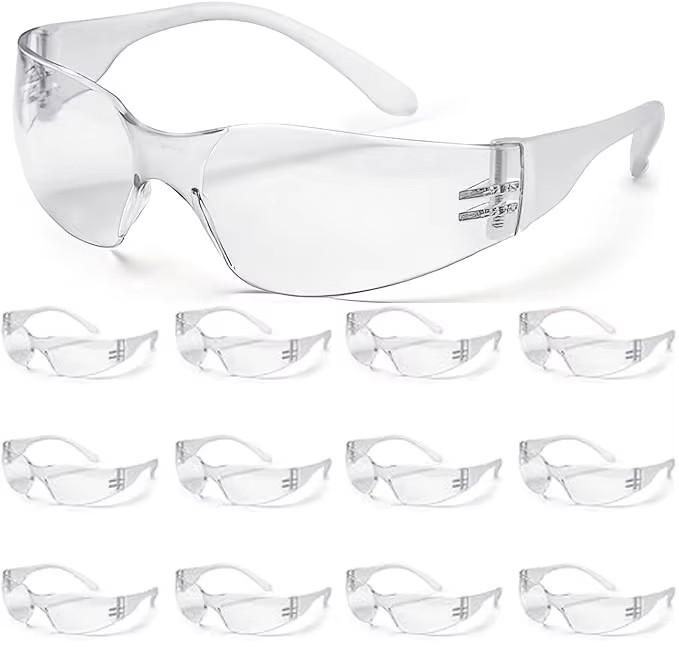 Прозрачные защитные очки для мужчин защитные очки с защитой от царапин и ударов соответствуют стандарту White-12pcs
Прозрачные защитные очки для мужчин защитные очки с защитой от царапин и ударов соответствуют стандарту White-12pcs