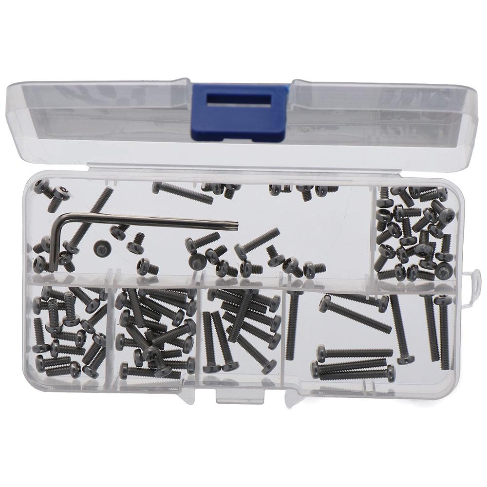 91Pcs 4/6/8/12/16/20mm Torx Security Screws Button Head M3 Screws Screws Assortment Kit Office
91Pcs 4/6/8/12/16/20mm Torx Security Screws Button Head M3 Screws Screws Assortment Kit Office