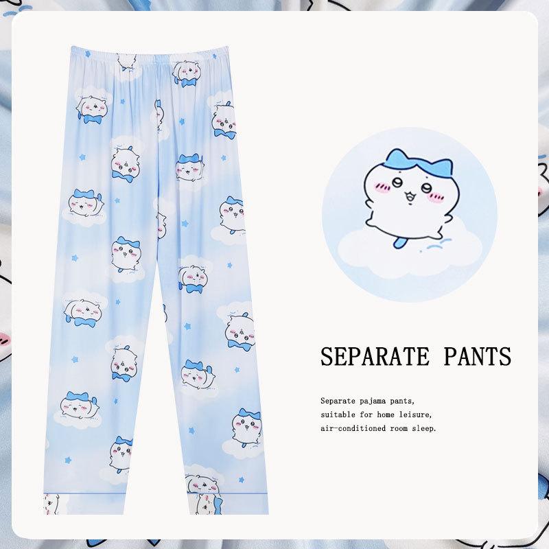 Chiikawa pajamas three-piece set summer women s short-sleeved trousers cute Usaki small eight loungewear spring and autumn XXL
Chiikawa pajamas three-piece set summer women s short-sleeved trousers cute Usaki small eight loungewear spring and autumn XXL