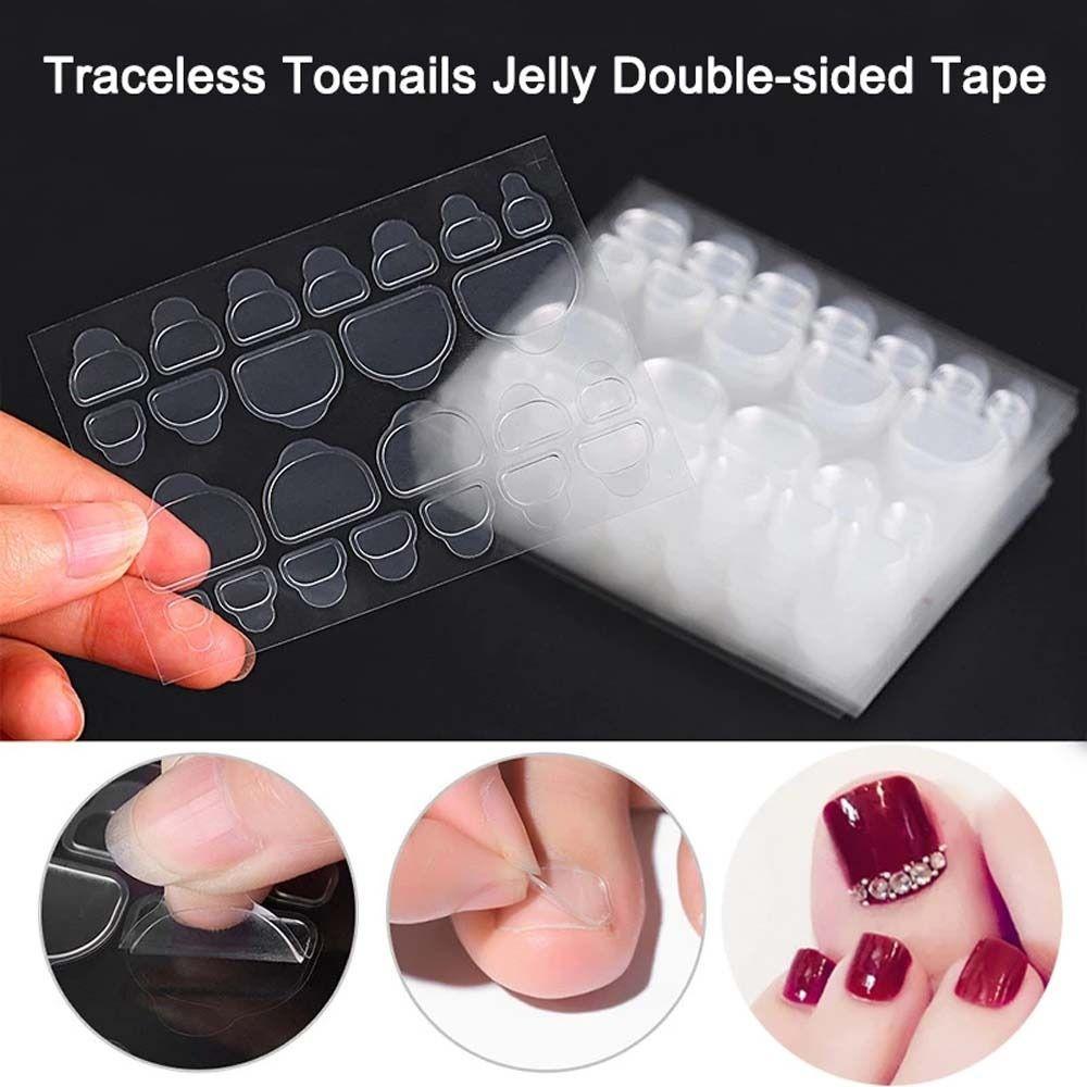 Transparent Adhesive Tabs False Nail Stickers Toenails Jelly Tape Fake Nail Tips Double-Sided Tapes B-10pcs
Transparent Adhesive Tabs False Nail Stickers Toenails Jelly Tape Fake Nail Tips Double-Sided Tapes B-10pcs