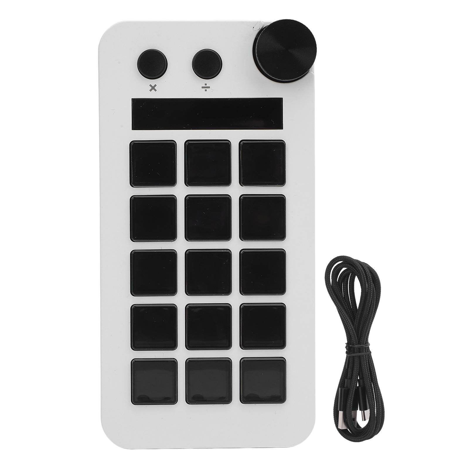 Stream Controller with Knob 15 Macro Keys Customizable Visual Keyboard Trigger Actions in Apps чорний
Stream Controller with Knob 15 Macro Keys Customizable Visual Keyboard Trigger Actions in Apps чорний