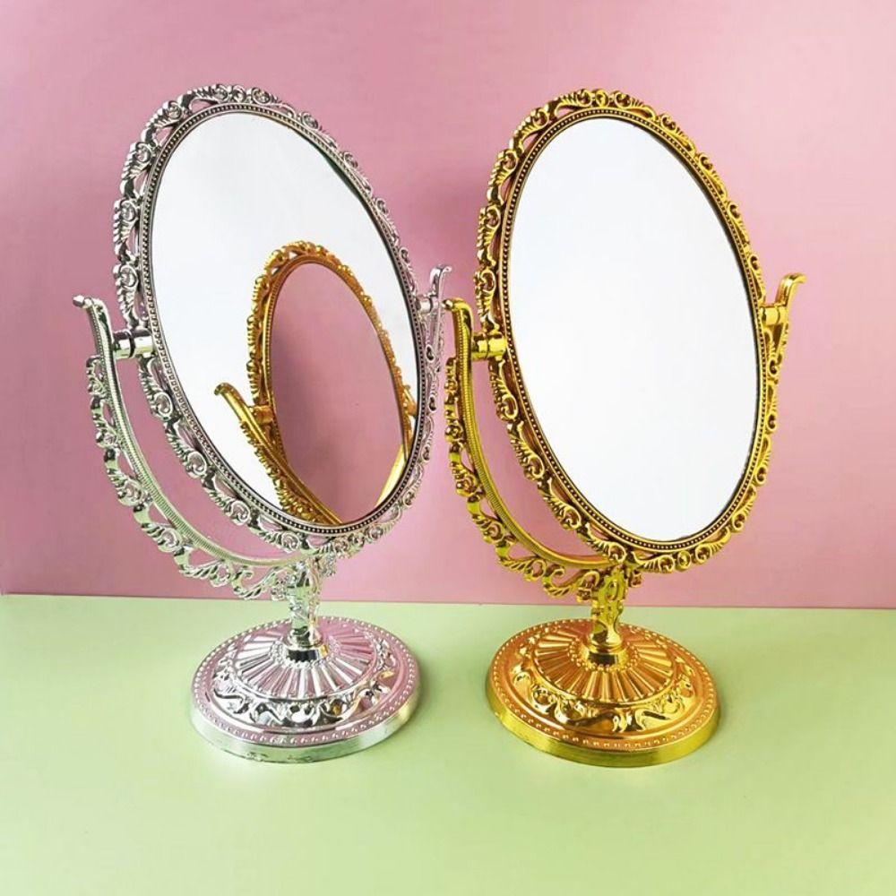Double-sided Desktop Makeup Mirror 360 Degree Rotation Vintage Cosmetic Mirror Makeup Tools S-Style 5
Double-sided Desktop Makeup Mirror 360 Degree Rotation Vintage Cosmetic Mirror Makeup Tools S-Style 5