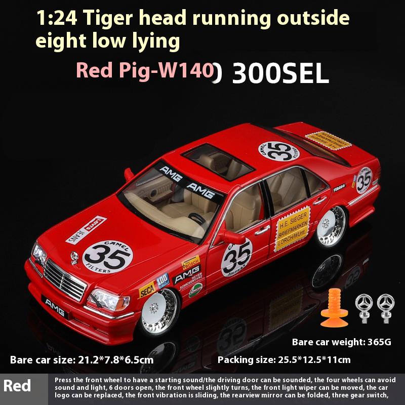 1:24 Mercedes Benz S W140 320SEL Модифікована версія Лита модель автомобіля зі сплаву Настільна прикраса для комп ютера Подарунок на день народження для друга червоний
1:24 Mercedes Benz S W140 320SEL Модифікована версія Лита модель автомобіля зі сплаву Настільна прикраса для комп ютера Подарунок на день народження для друга червоний